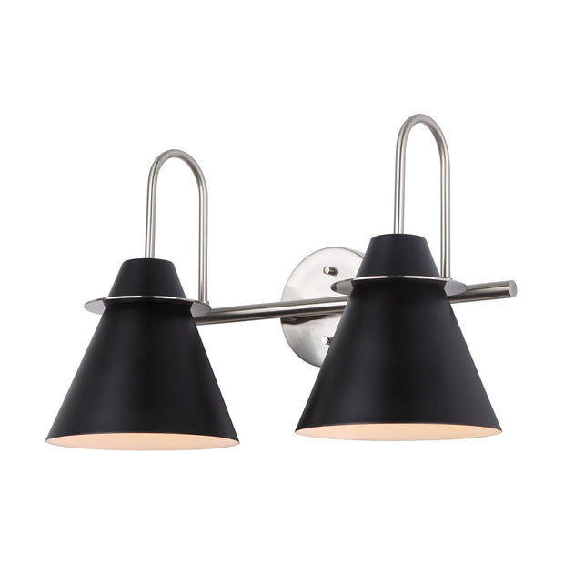 TALIA luminaire noir et nickel IVL1076A02BKN | Luminaire Plus.ca
