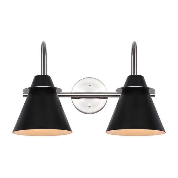 TALIA luminaire noir et nickel IVL1076A02BKN | Luminaire Plus.ca