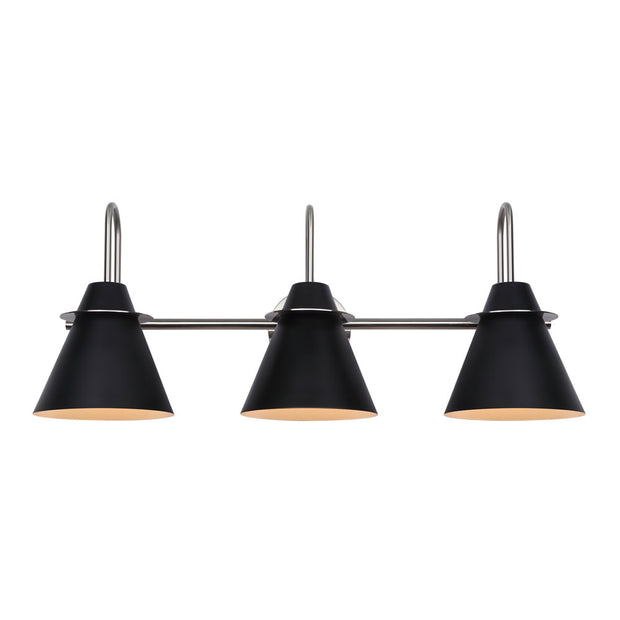 TALIA luminaire noir et nickel IVL1076A03BKN | Luminaire Plus.ca