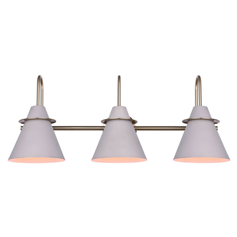 TALIA luminaire mural gris et doré IVL1076A03MGG