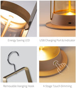 EXPLORER lampe de table portative extérieure T140011-KHAKI