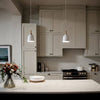 DANIKA luminaire suspendu blanc et bois 43682WH | Luminaire Plus.ca