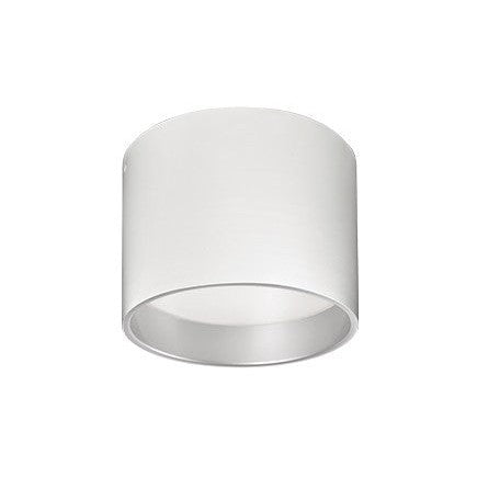 MOUSINNI luminaire plafonnier blanc et nickel brossé FM11410-WH