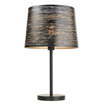 EROZIA lampe de table noir et doré CN 7522-BKGD