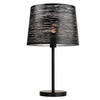 EROZIA lampe de table noir et argent CN 7522-BKSL