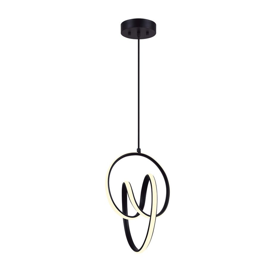 JASE luminaire suspendu noir LCH232A11BK| Luminaire Plus.ca