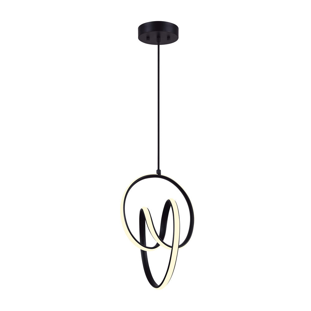 JASE luminaire suspendu noir LCH232A11BK| Luminaire Plus.ca