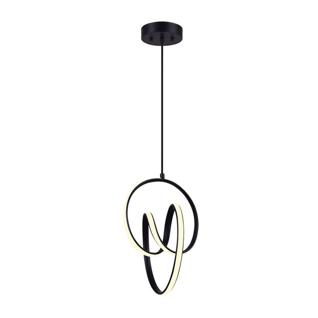 JASE luminaire suspendu noir LCH232A11BK| Luminaire Plus.ca