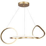 ZURI luminaire suspendu doré LCH234A32PGD | Luminaire Plus.ca