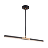 LINEARE luminaire suspendu noir et doré C64728MBAG