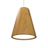 CONICAL luminaire suspendu en bois du Brésil 1130