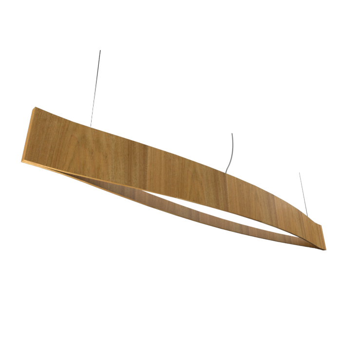 CANOE luminaire suspendu en bois du Brésil 1279LED | Luminaire Plus.ca