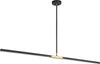 LINEARE luminaire suspendu noir et doré C64749MBAG