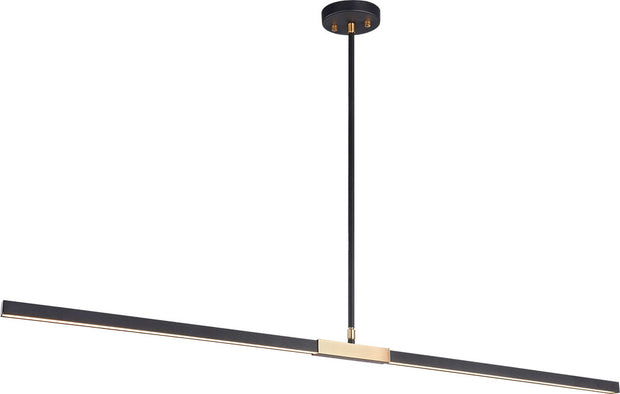 LINEARE luminaire suspendu noir et doré C64749MBAG | Luminaire Plus.ca