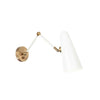 BLINK luminaire mural blanc et doré S05221WH | Luminaire Plus.ca