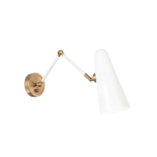 BLINK luminaire mural blanc et doré S05221WH | Luminaire Plus.ca
