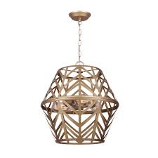 MAUD luminaire suspendu doré ICH635B03PGD17 | Luminaire Plus.ca