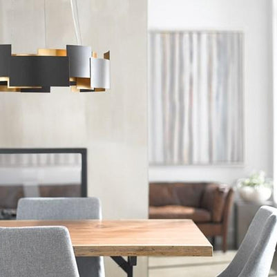 MODERNE luminaire noir et bronze 42993OZLED | Luminaire Plus.ca