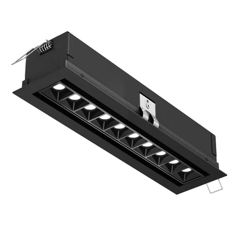 ENCASTRÉ linéaire multiple noir MSL10G-CC-BK | Luminaire Plus.ca