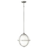 ODEON luminaire suspendu nickel brossé 4744BN