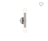 TORCHE luminaire mural double 5" x 9.75" | Luminaire Plus.ca