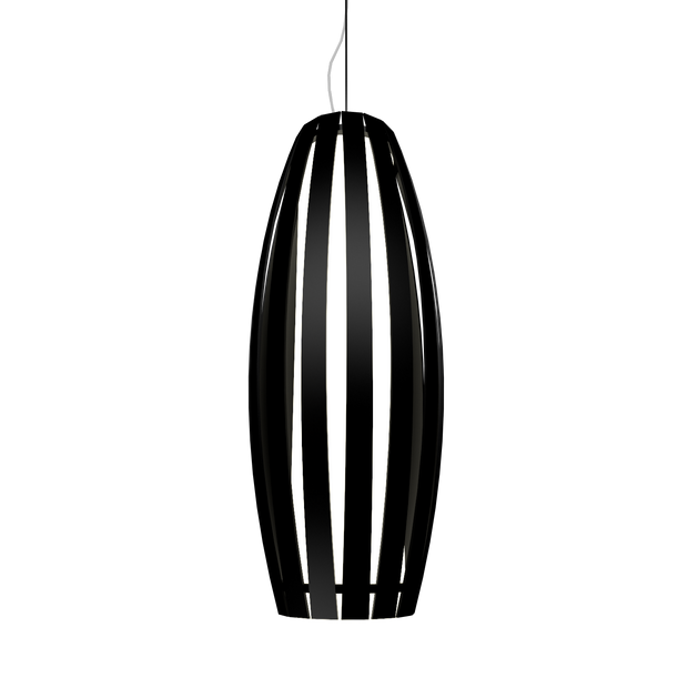 BARREL luminaire suspendu en bois du Brésil 303 | Luminaire Plus.ca