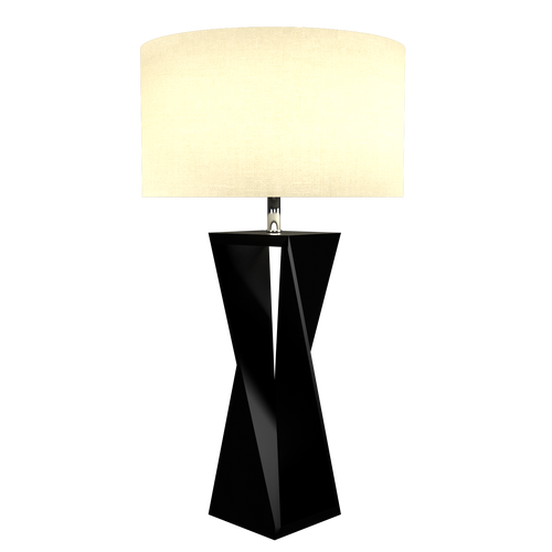 SPIN lampe de table en bois du Brésil 7044 | Luminaire Plus.ca