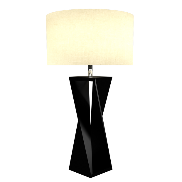 SPIN lampe de table en bois du Brésil 7044 | Luminaire Plus.ca