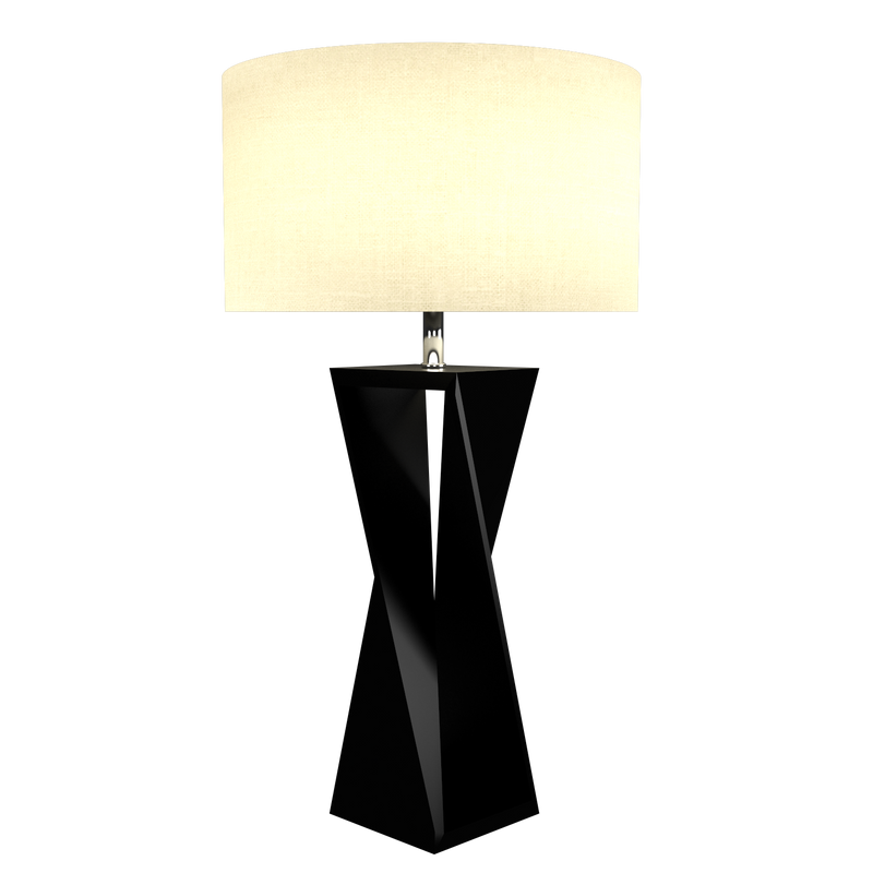 SPIN lampe de table en bois du Brésil 7044 | Luminaire Plus.ca