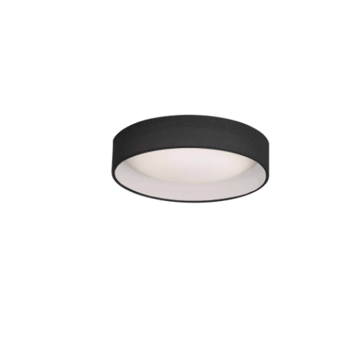 Luminaire plafonnier chrome et noir CFLD-1114-797 | Luminaire Plus.ca