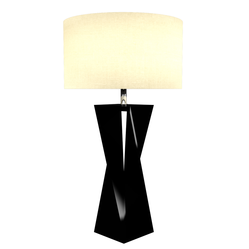 SPIN lampe de table en bois du Brésil 7044 | Luminaire Plus.ca