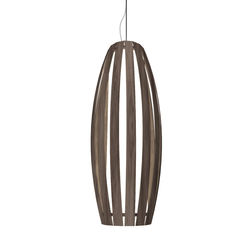 BARREL luminaire suspendu en bois du Brésil 303 | Luminaire Plus.ca