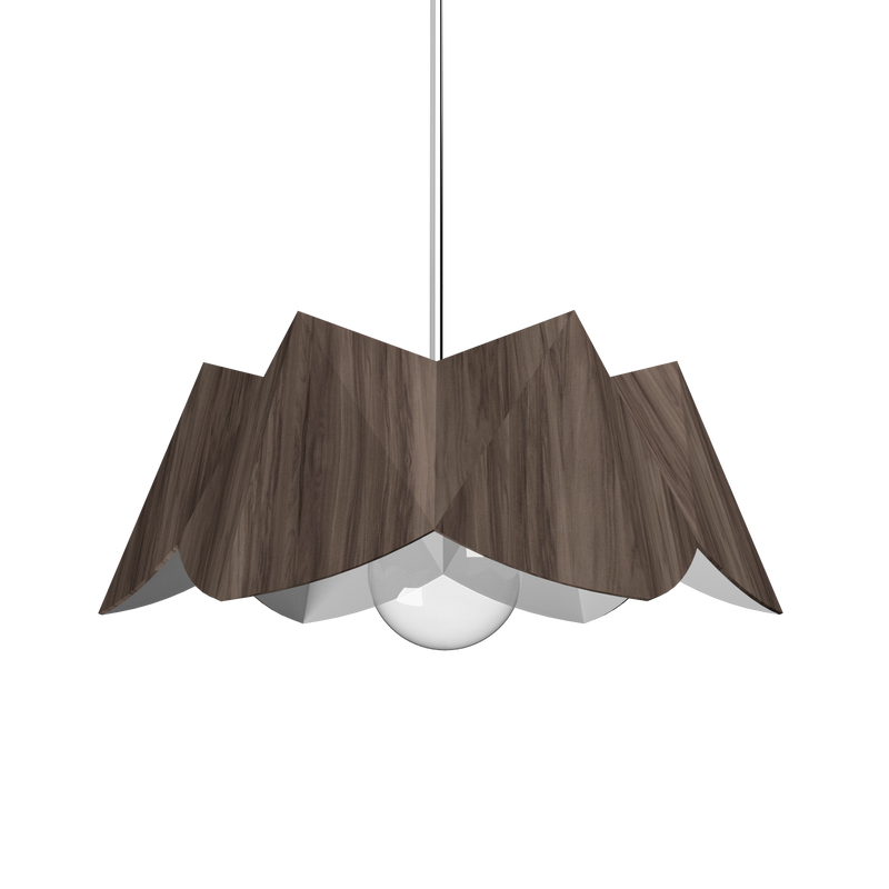 PHYSALIS luminaire suspendu en bois du Brésil 1283