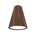 CONICAL luminaire suspendu en bois du Brésil 1130