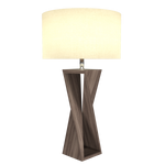 SPIN lampe de table en bois du Brésil 7044 | Luminaire Plus.ca