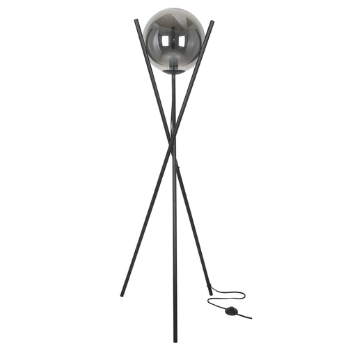 PAMELA lampe de plancher noir PAM-601F-MB | Luminaire Plus.ca