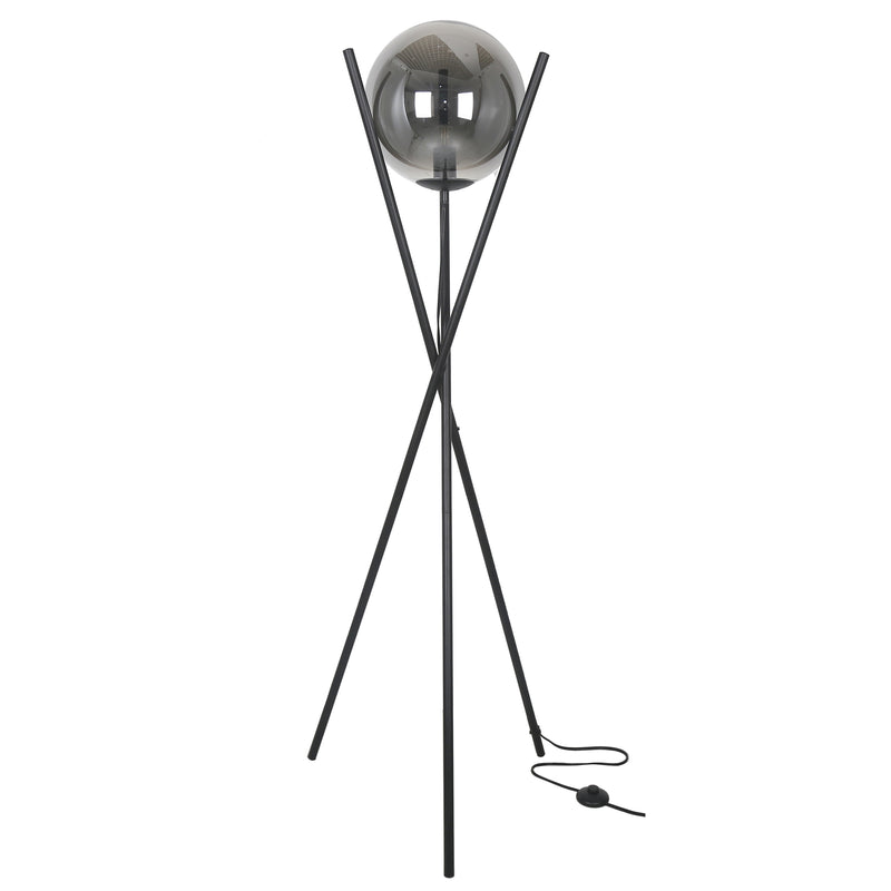 PAMELA lampe de plancher noir PAM-601F-MB