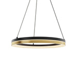 ECLIPSE luminaire suspendu noir et doré PDR14-CC-BG