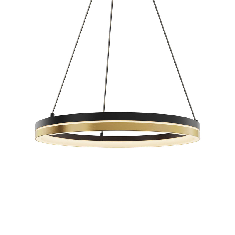 ECLIPSE luminaire suspendu noir et doré PDR14-CC-BG