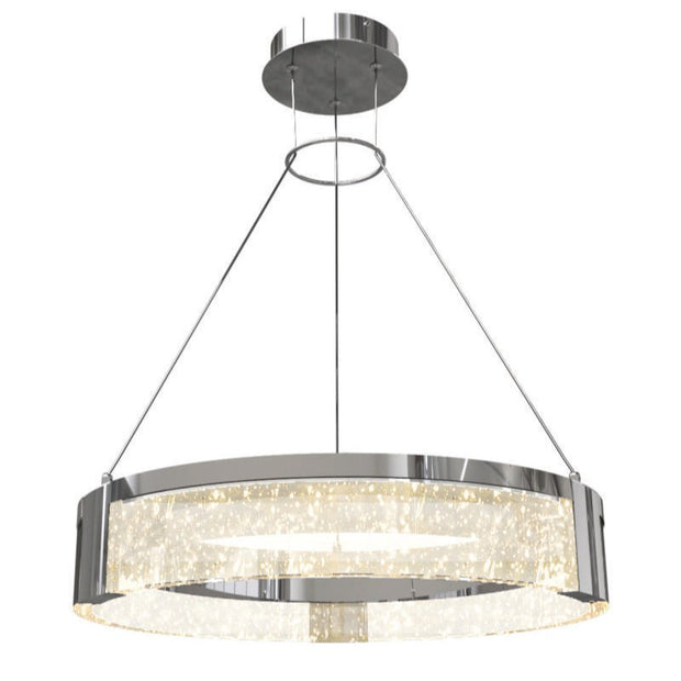 ESSENCE ROUND luminaire suspendu chrome PDT-CD-CR | Luminaire Plus.ca