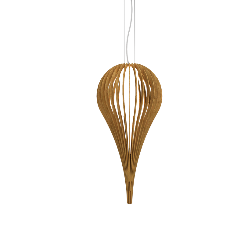 CAPPADOCCIA luminaire suspendu en bois du Brésil 1191