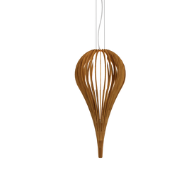 CAPPADOCCIA luminaire suspendu en bois du Brésil 1191 | Luminaire Plus.ca