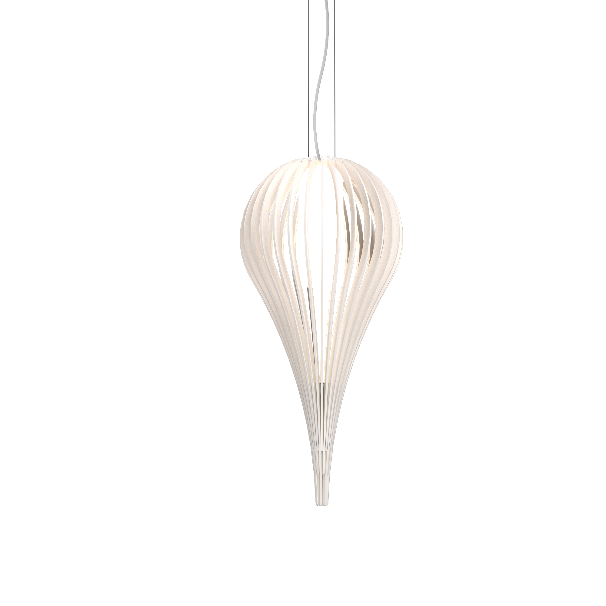 CAPPADOCCIA luminaire suspendu en bois du Brésil 1191 | Luminaire Plus.ca