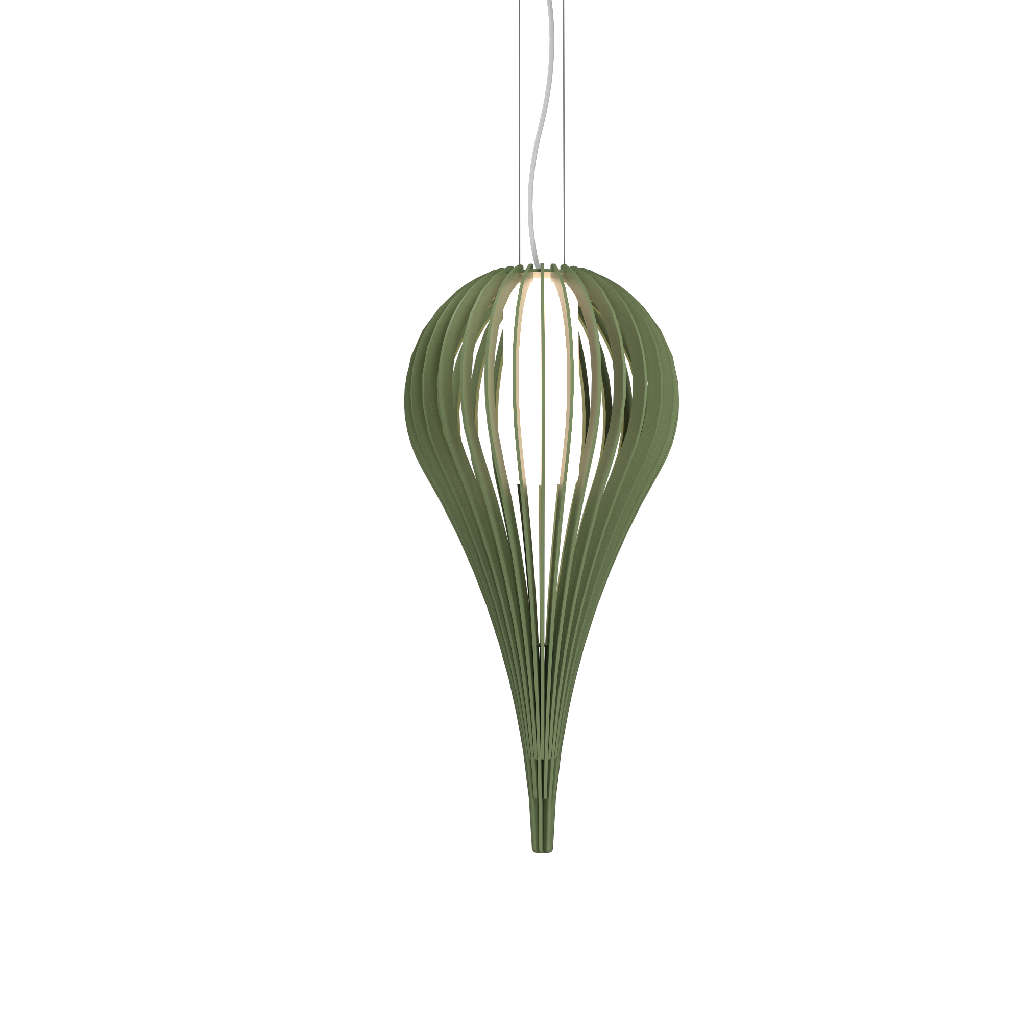 CAPPADOCCIA luminaire suspendu en bois du Brésil 1191 | Luminaire Plus.ca