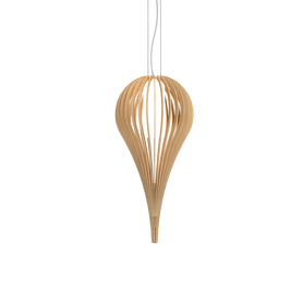 CAPPADOCCIA luminaire suspendu en bois du Brésil 1191 | Luminaire Plus.ca