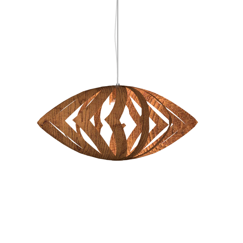 VERSATILE luminaire suspendu en bois du Brésil 1243