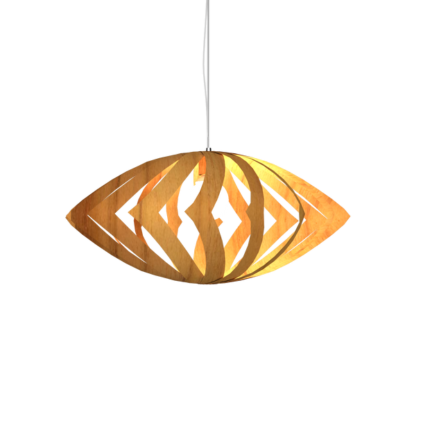 VERSATILE luminaire suspendu en bois du Brésil 1243 | Luminaire Plus.ca