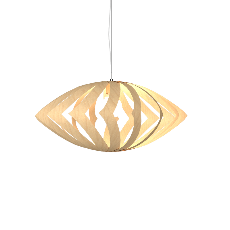 VERSATILE luminaire suspendu en bois du Brésil 1243