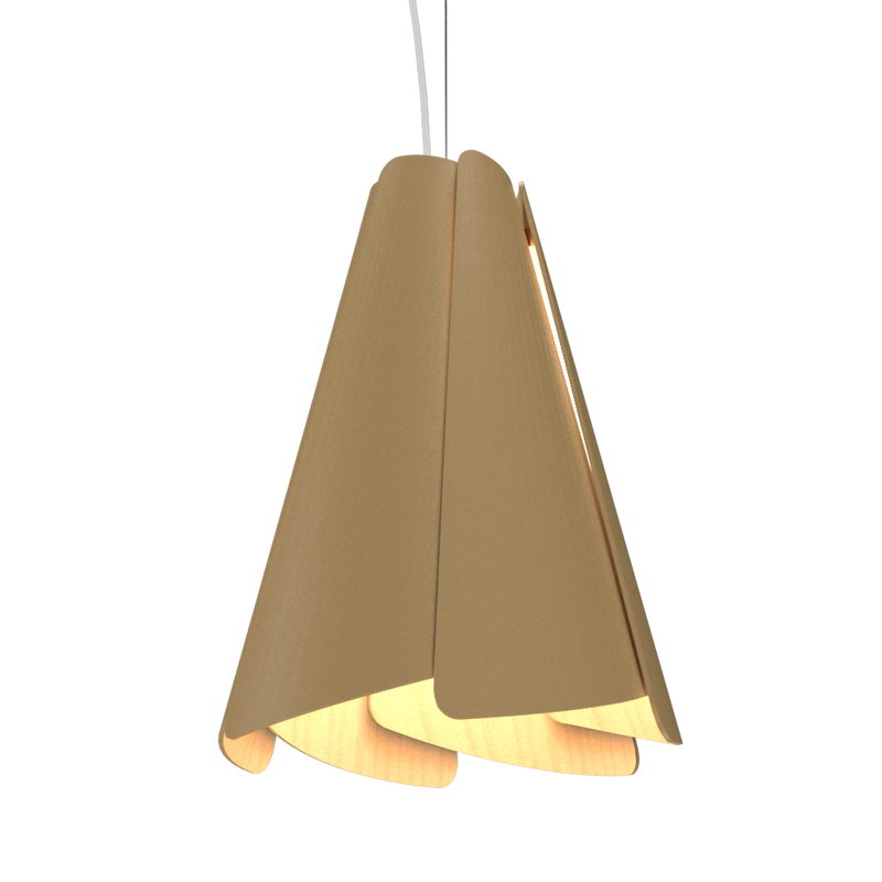 FUCHSIA luminaire suspendu en bois du Brésil 1363