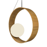 SFERA luminaire suspendu en bois du Brésil 620